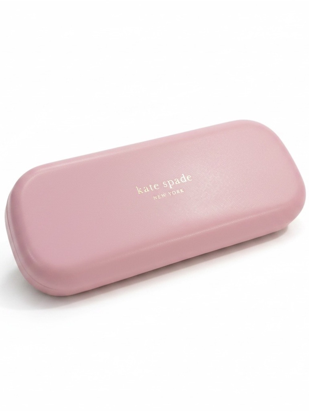 kate spade blush pink hard-shell eyeglass case